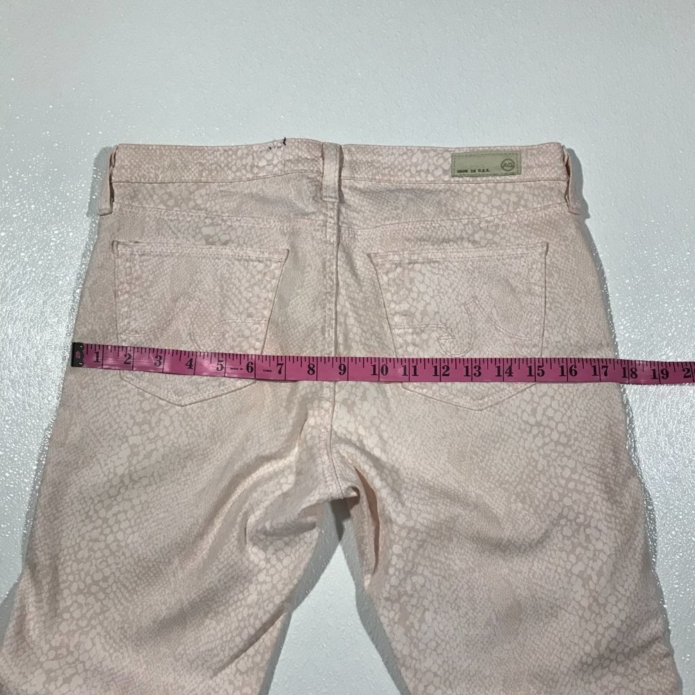 AG Adriano Goldschmied Jeans Blush Snakeskin Print - Picture 9 of 10
